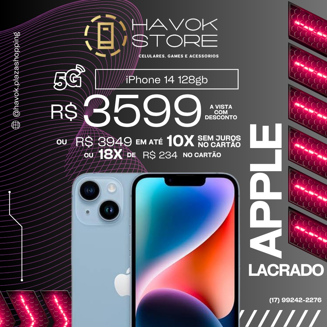 iPhone 14 Lacrado | 128GB - Imagem 2