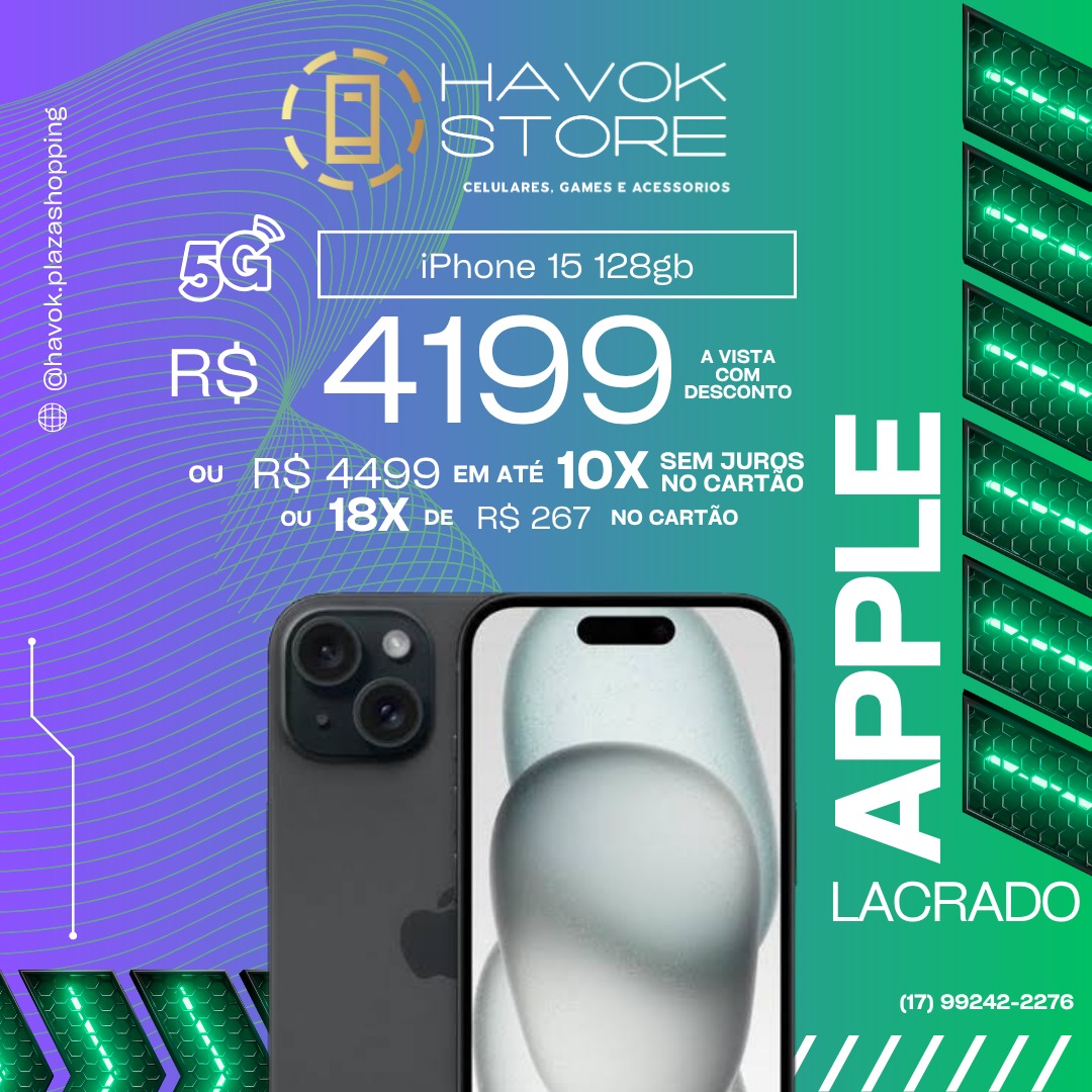 iPhone 15 Lacrado | 128GB - Imagem 2