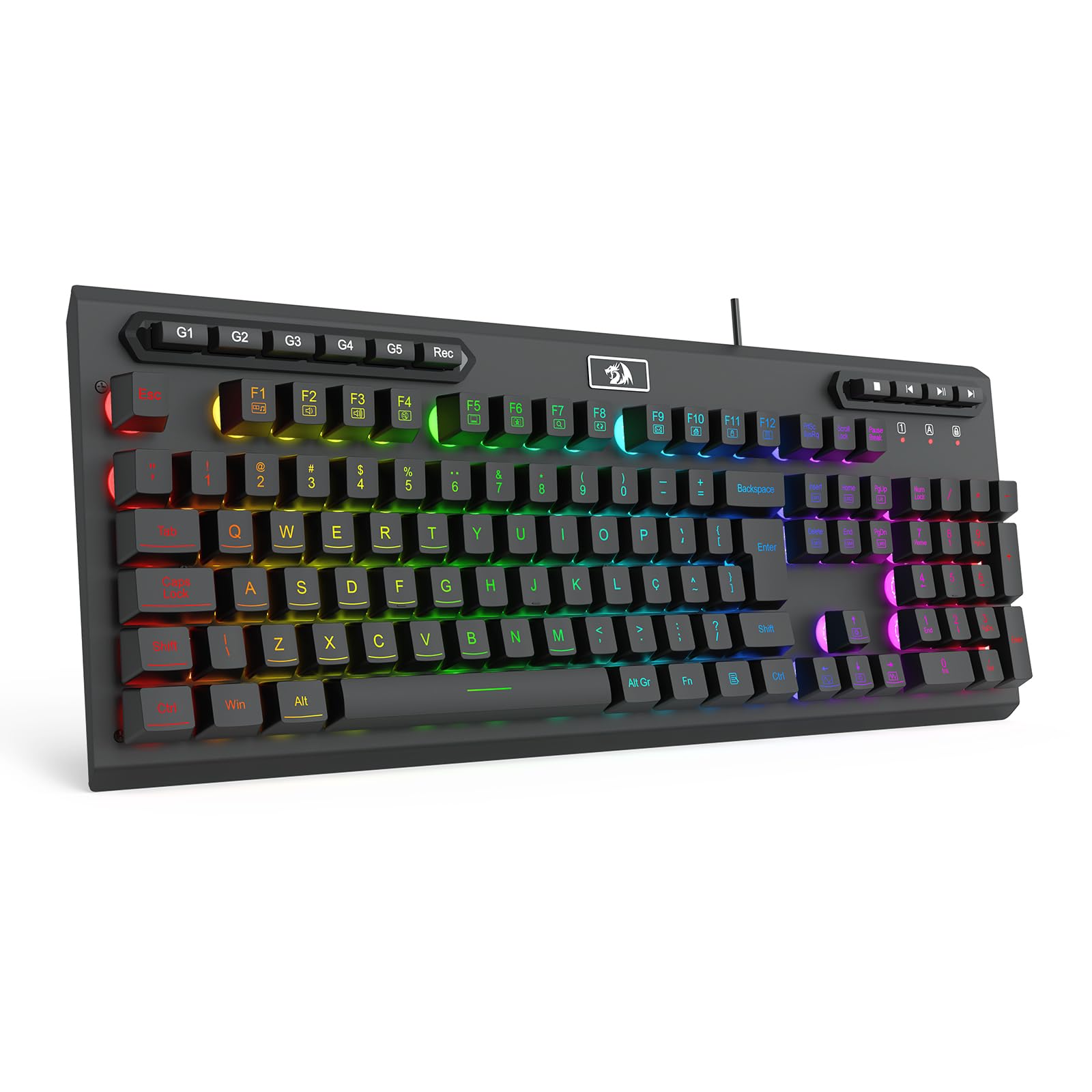 Teclado Aditya RGB Membrana c/ Fio