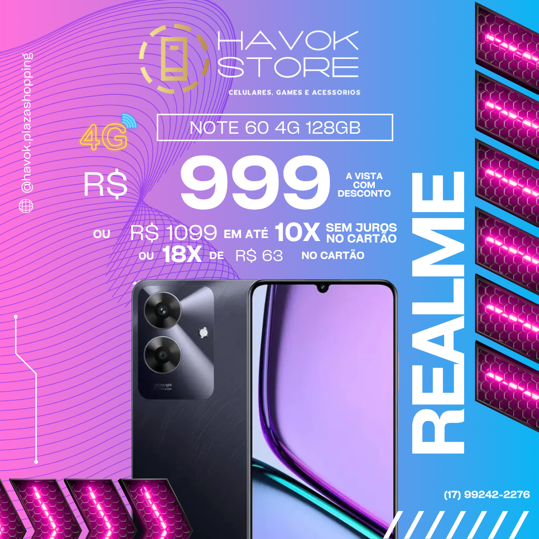 Realme Note 60 4G | 128gb - Imagem 2