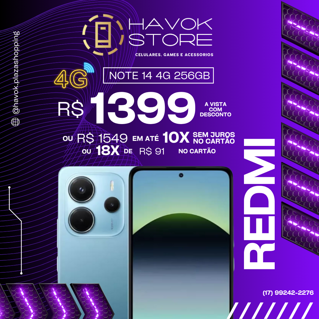 Redmi Note 14 4G | 256gb - Imagem 2