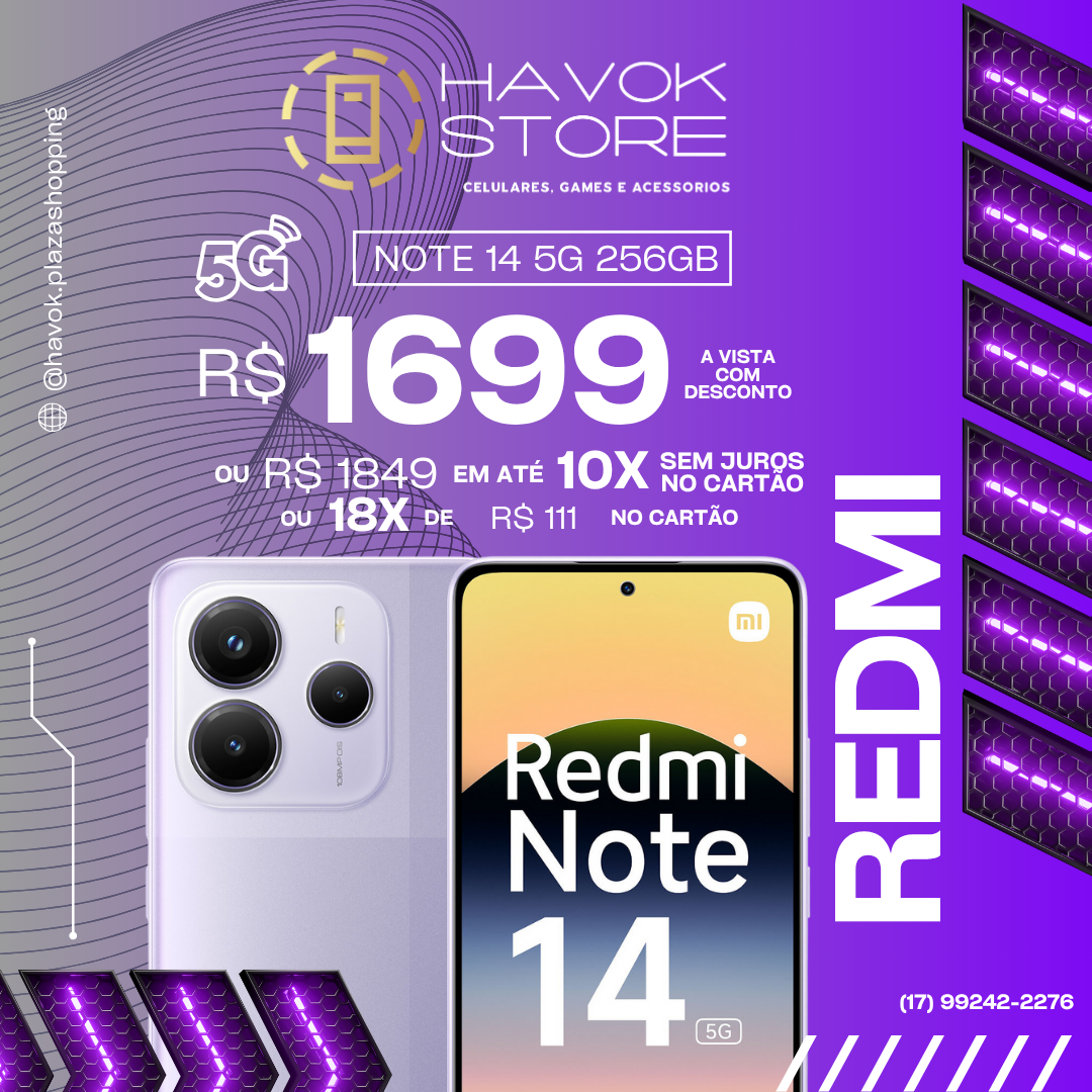 Redmi Note 14 5G | 256gb - Imagem 2